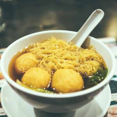 Fish Ball Noodle Soup.