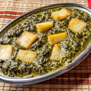 Saag Paneer or Aloo Saag or Chana Saag