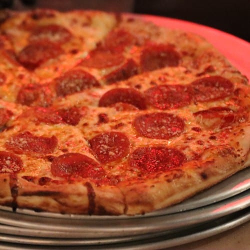 Americano Pepperoni Pizza.