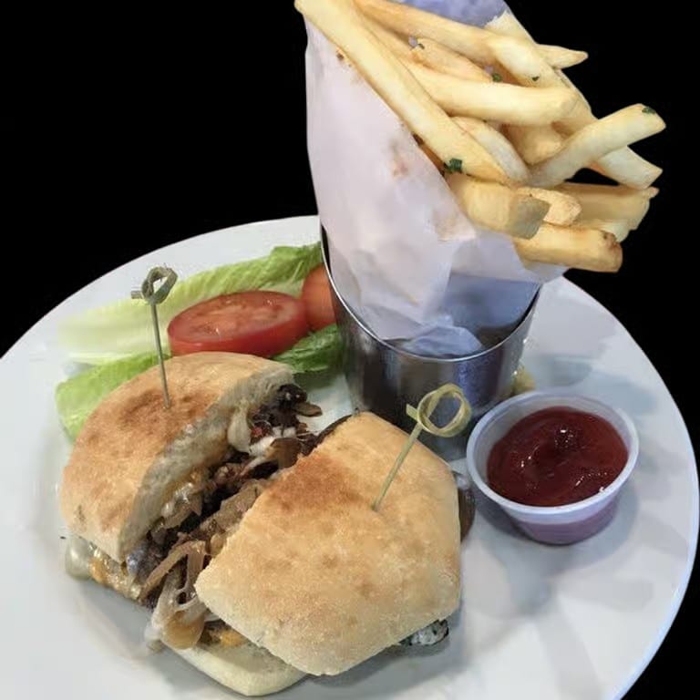 The bistro burger dinner.