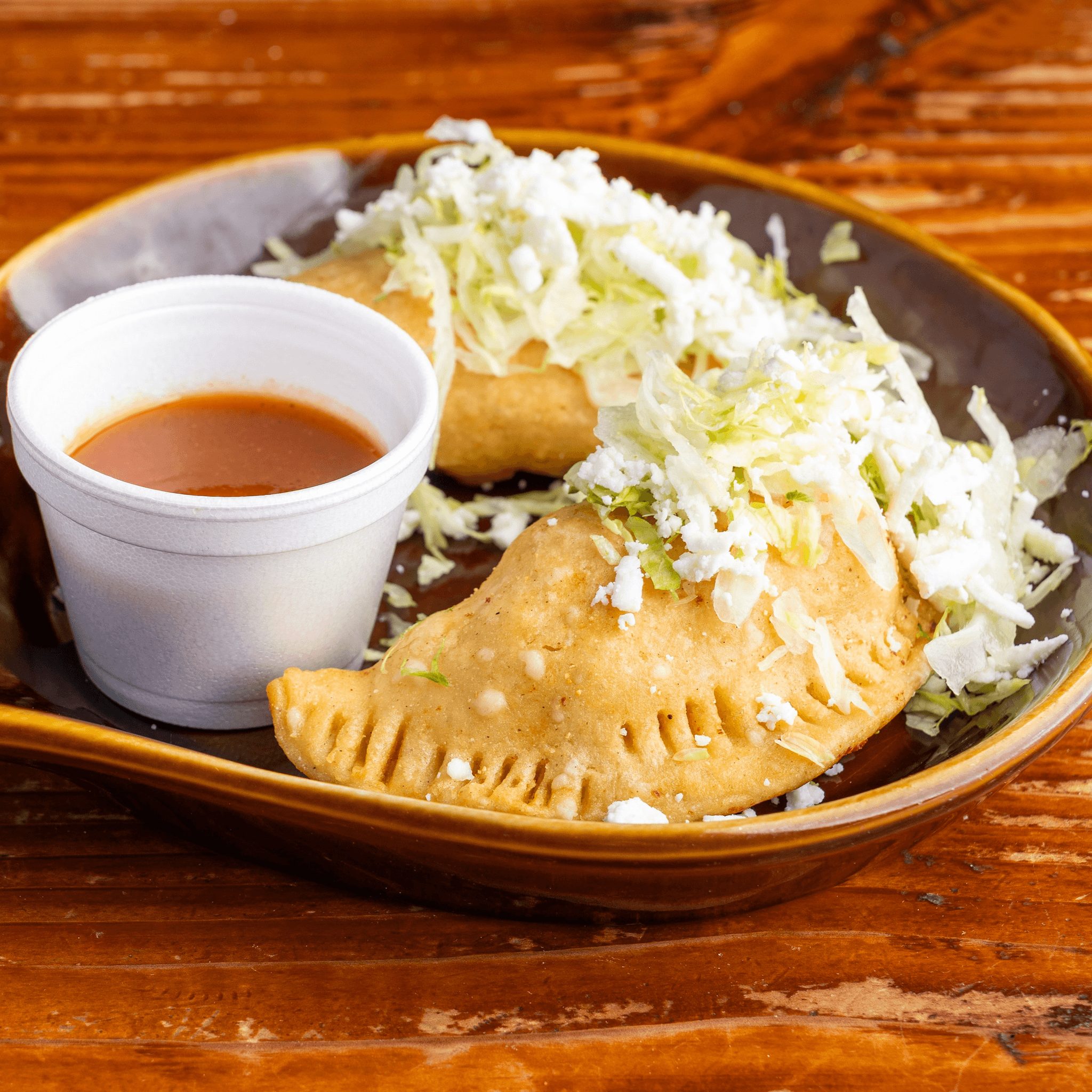 Empanada de Camarón.
