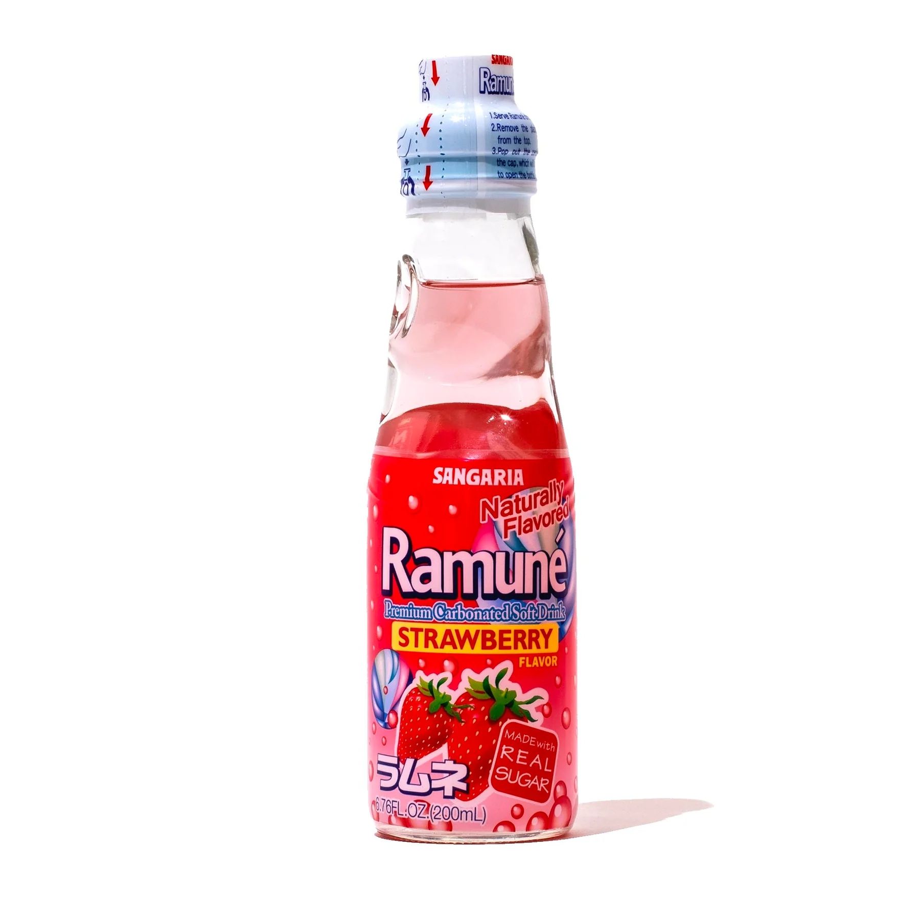 Japanese Ramune Strawberry.