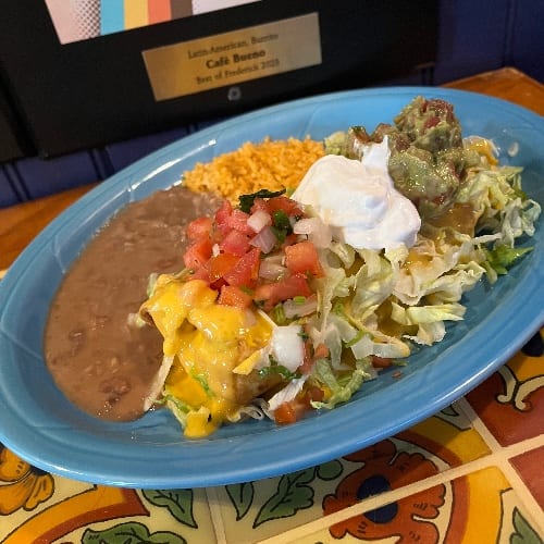 Chicken Chimichanga.