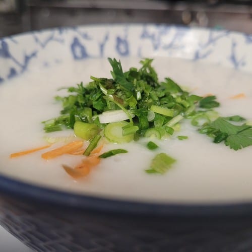  Thai Coconut Chicken Rice Soup.