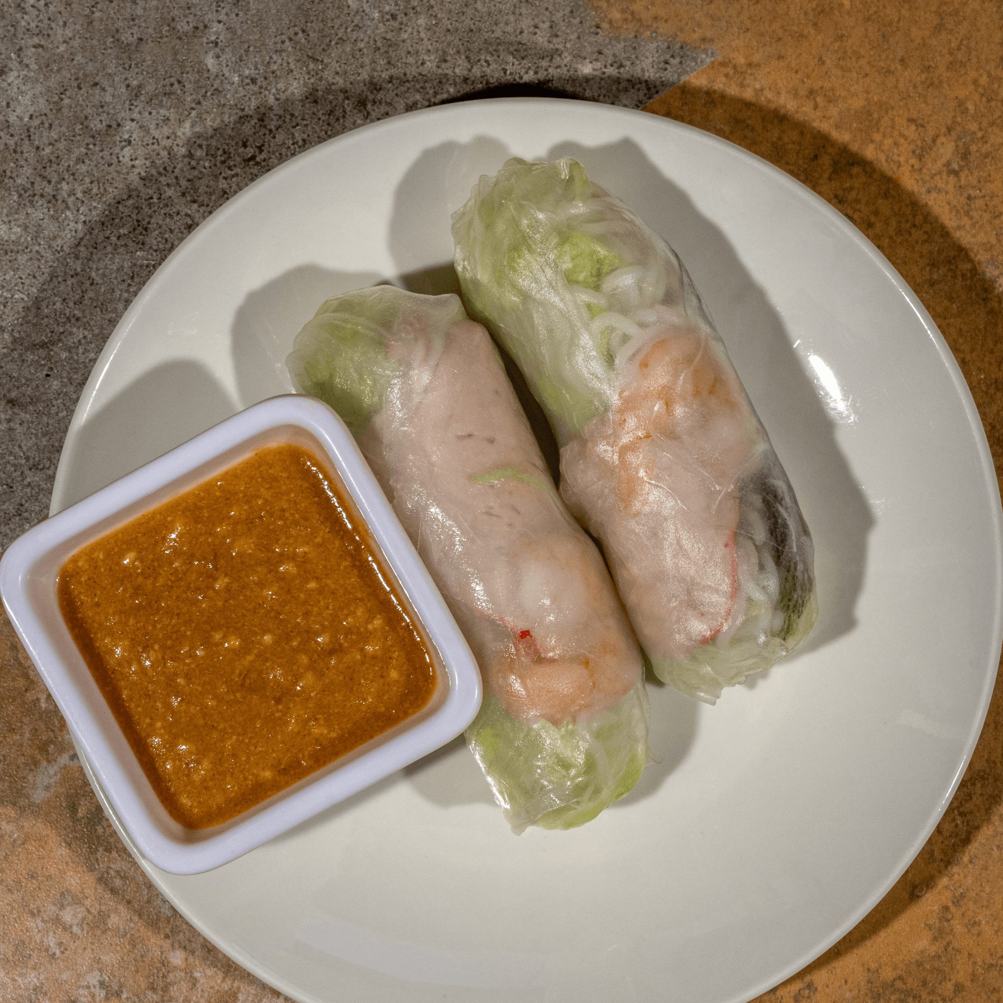 A6 - Bacon Shrimp Roll.