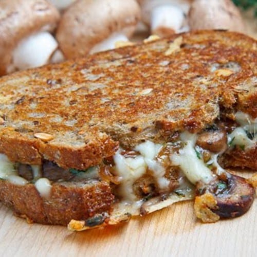Cheeshroom Sandwich.