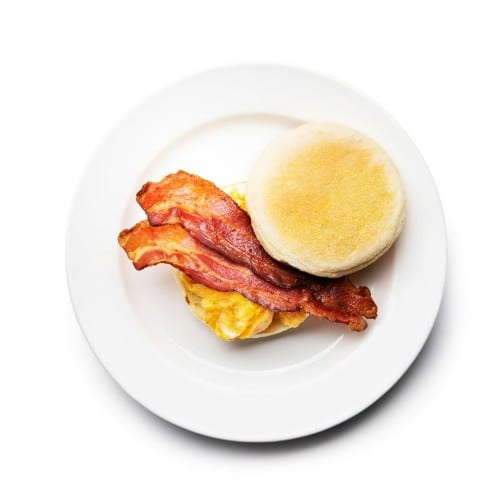 Bacon, Egg & Cheese Sandwich.