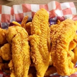 Fried Fish (3) & Plain Waffle *LUNCH*.