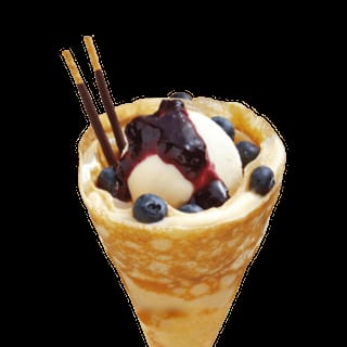 11. NY Blueberry Cheesecake Crepe