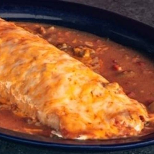Shredded Beef Burrito.