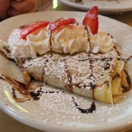 Nutella Chocolate Crepe.