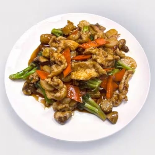 C12. Chicken with Mixed Vegetable.