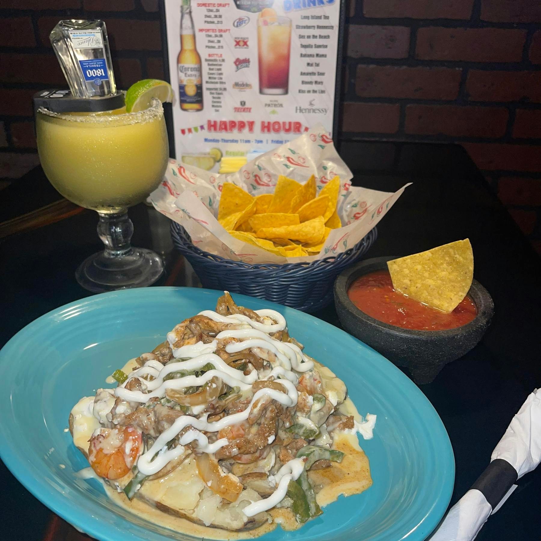 Fajita Baked Potatoes.