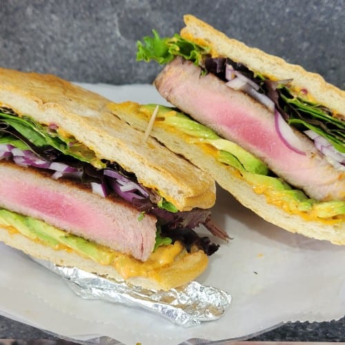 Tuna Steak Sandwich.