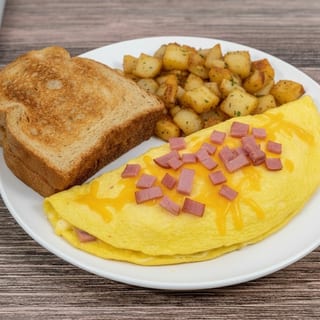 Ham and Cheese Omelette Platter