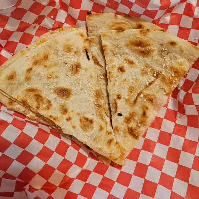 Large Plain Quesadilla.