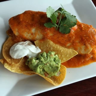 Chicken Burrito Mojado Lunch