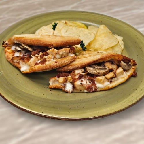 Chicken Club Melt Sandwich.