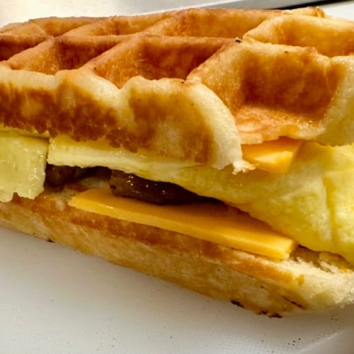 Waffwich.