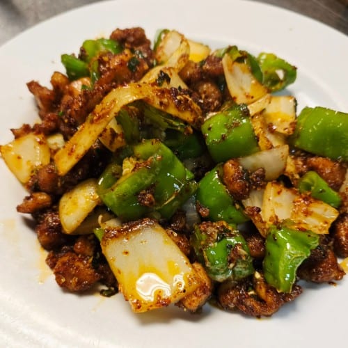 C16. Spicy Green Pepper with Chicken.