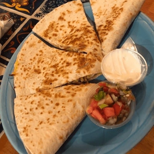 Steak & Chorizo Quesadilla.