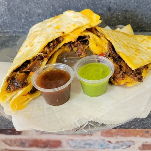 Oxtail Quesadilla.