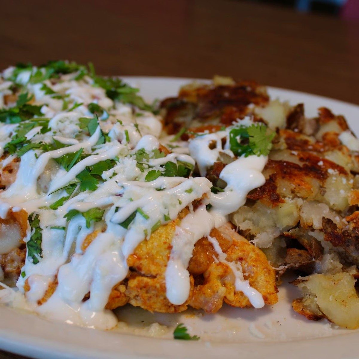 Chilaquiles Chorizo Omelette.