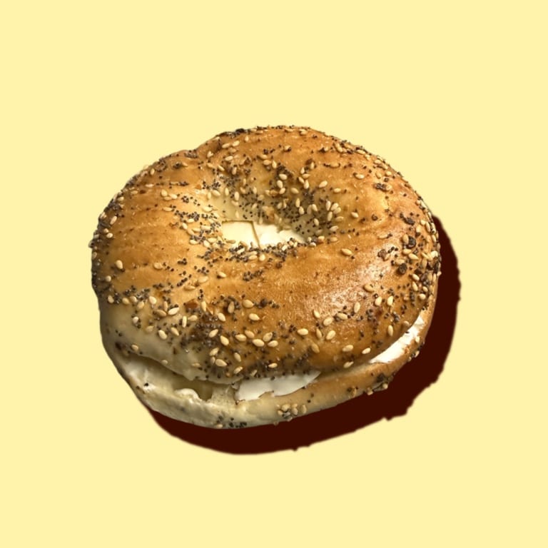 Everything Bagel Delights: A Cafe Favorite