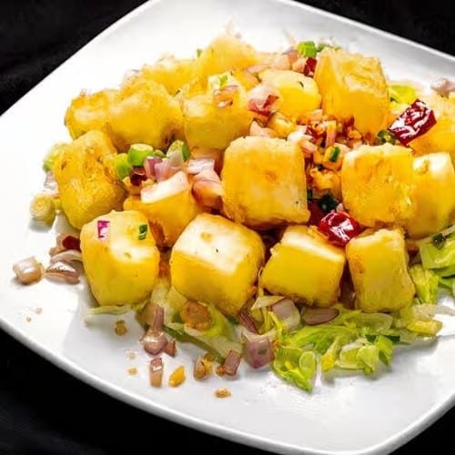 V5. Salt & Toast Pepper Tofu.