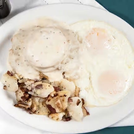 Chicken Fried Steak and Eggs.