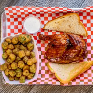 Smoked BBQ Quarter Chicken