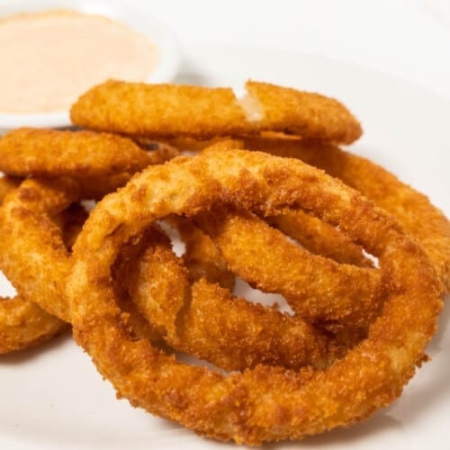 Beer Battered Onion Rings.
