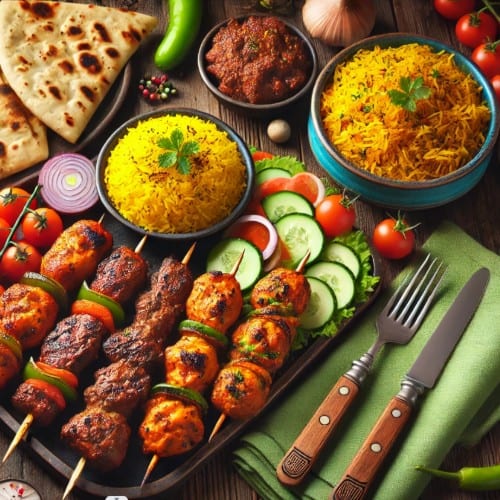 Rapids Kebab Party Plater ( 5 - 7 Guests ).