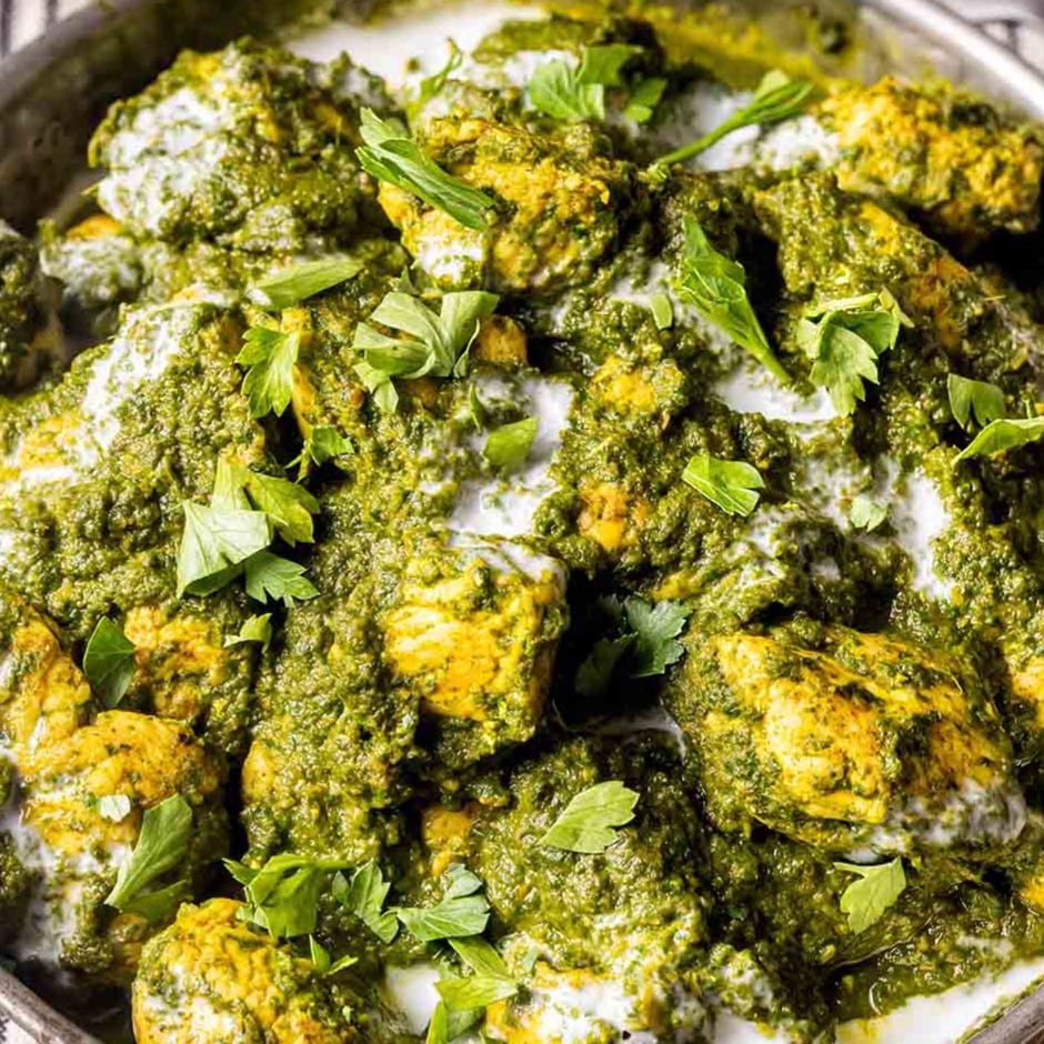 Saag Chicken.