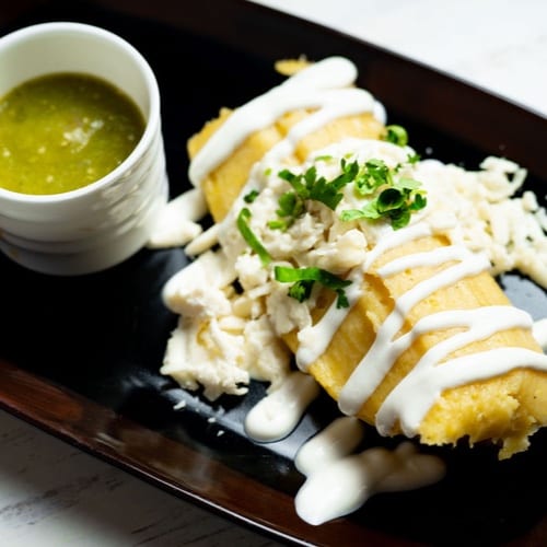 Uchepos (Corn Tamale).