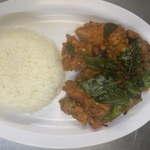 Crispy Catfish Curry.