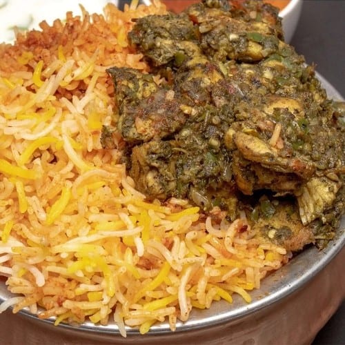 Chicken Gongura Dum Biryani (Boneless).