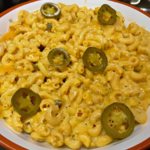 Spicy Mac & Cheez.
