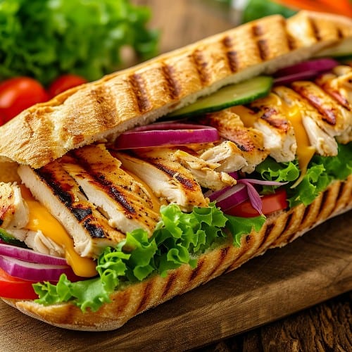 Grilled Chicken Sub.