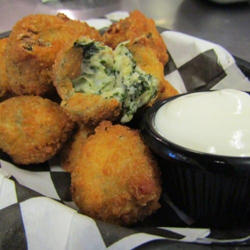 Spinach Artichoke Bites.