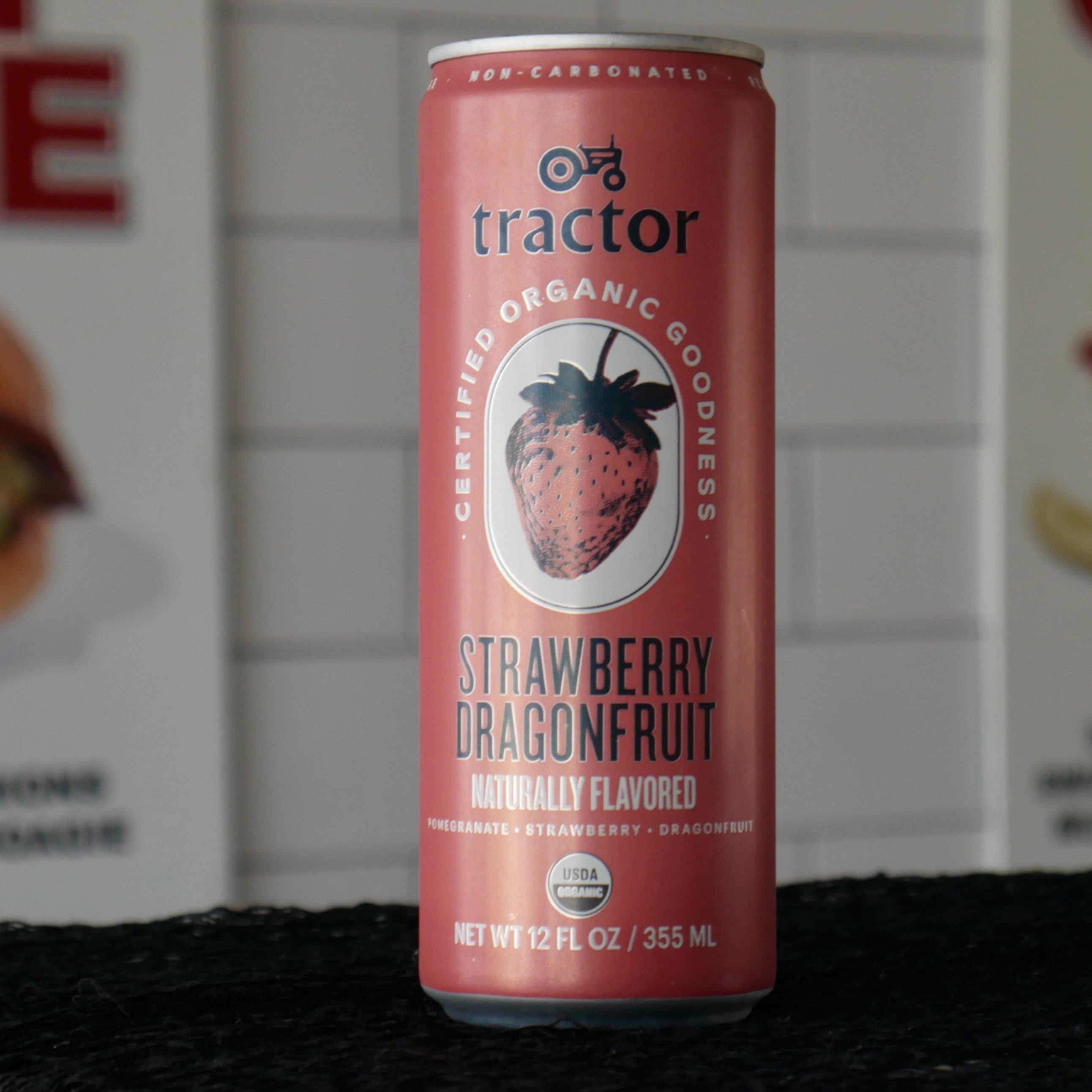 Tractor (strawberry dragon fruit).