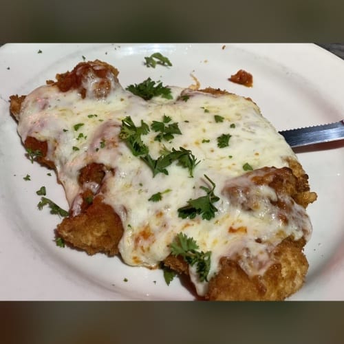 Veal Parmigiana - Dinner.