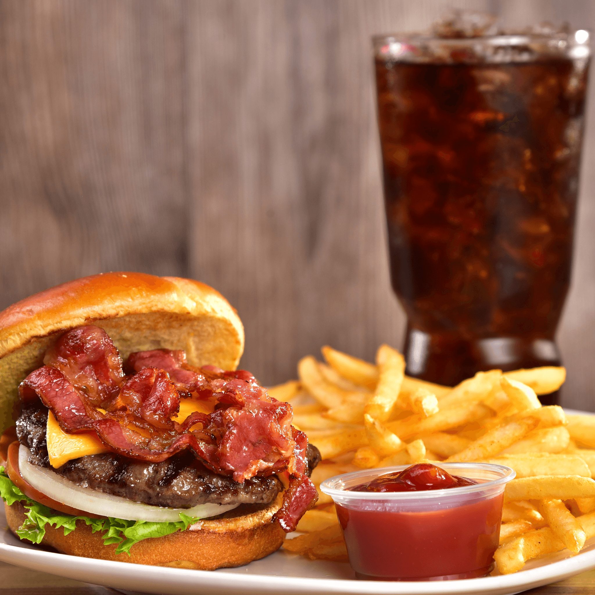 Bacon Cheeseburger Meal.