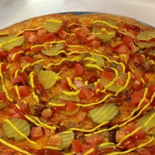 Gluten Free Ohio Bacon Cheeseburger Pizza (10")