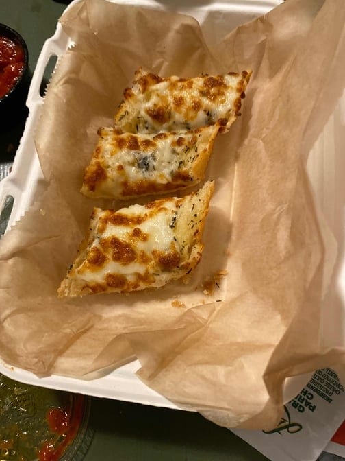 Garlic Bread with Cheese.