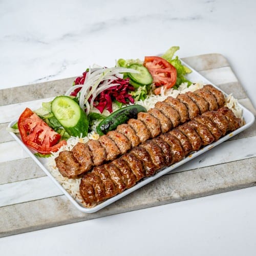 Double Chicken Adana Plate.