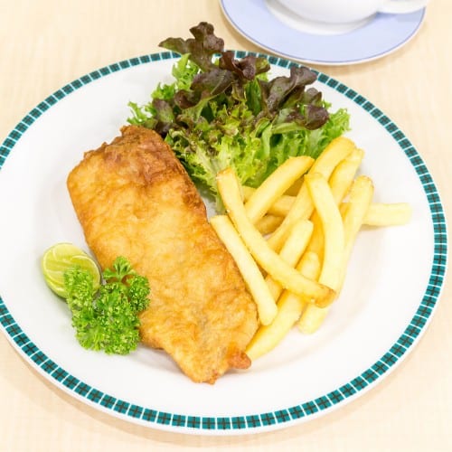 Fried Filet of Flounder.
