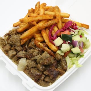 Lamb Over Rice Platter