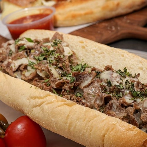Philly Cheesesteak Sub.