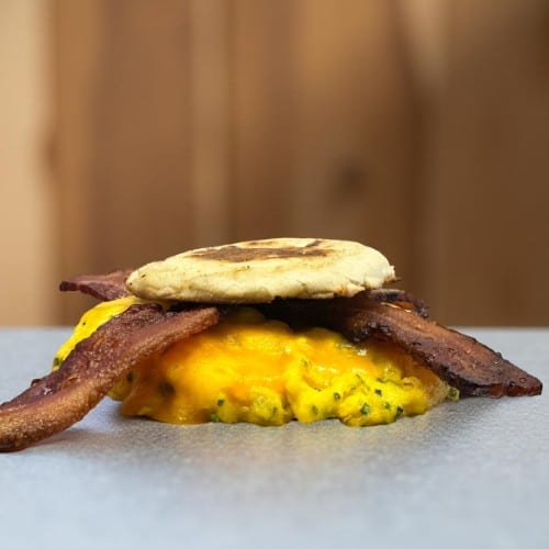 Bacon, Egg and Cheese Sandwich.